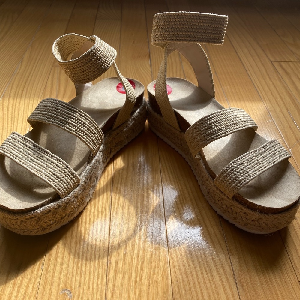 Espirit Gigi Platform Espadrille | Color: Natural | Size: 6